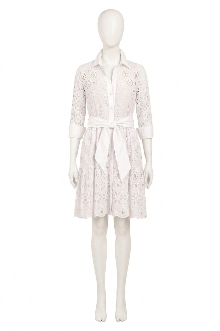 NEW GRETCHEN SCOTT little bo peep dress in white
